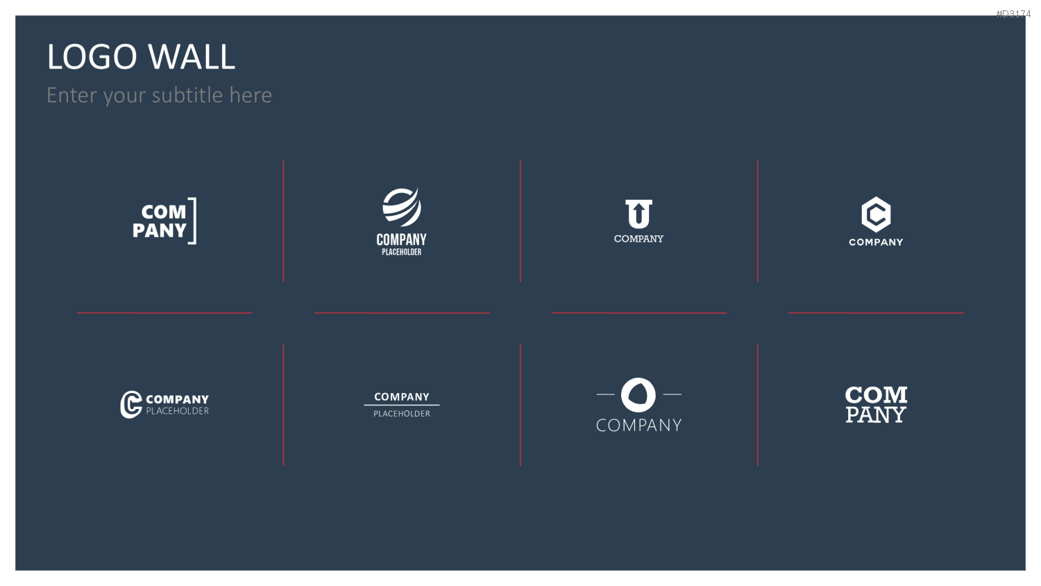 PowerPoint Folie mit Firmenlogos