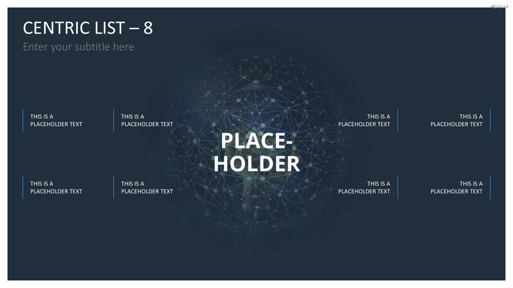 Zentrale Liste, Netzwerk, Platzhalter, Präsentation
