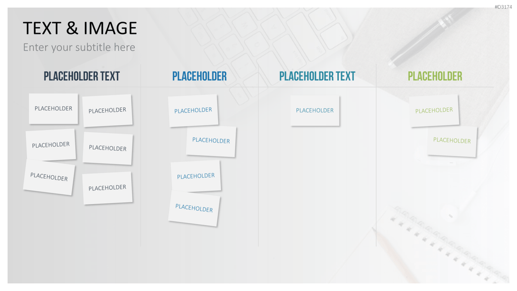 PowerPoint-Vorlage mit Platzhalter-Text