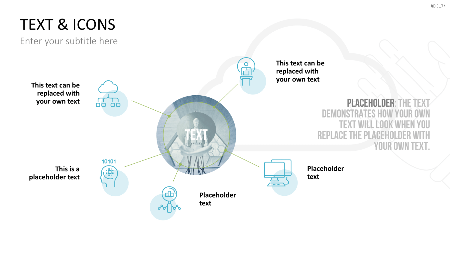 PowerPoint Vorlage mit Textfeldern