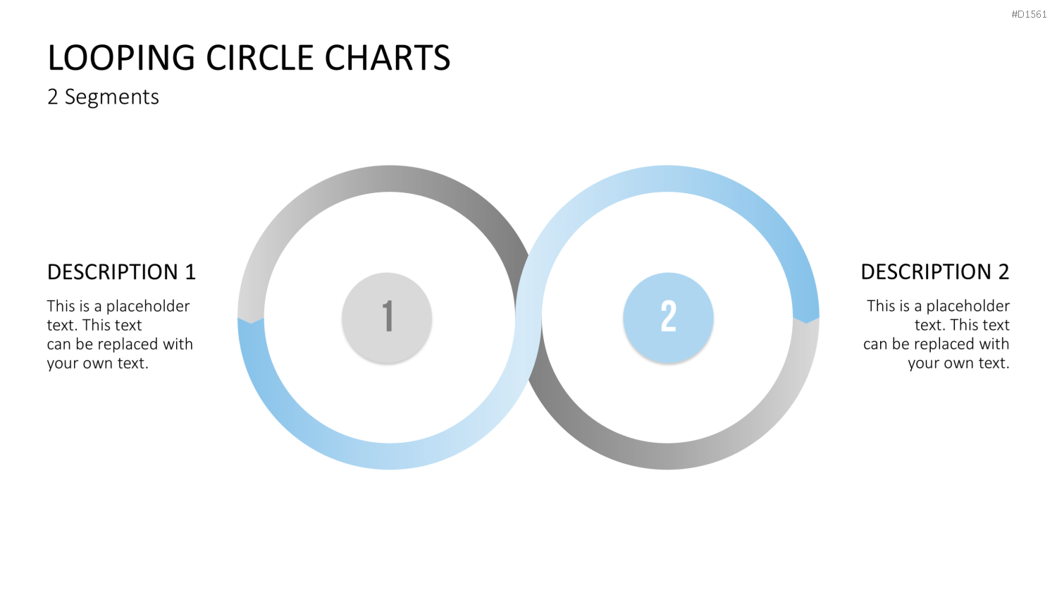 Kreis-Charts - Looping PowerPoint-Vorlage