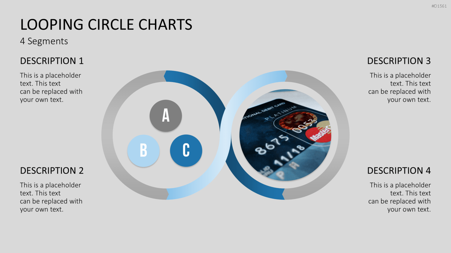 Kreis-Charts - Looping PowerPoint-Vorlage