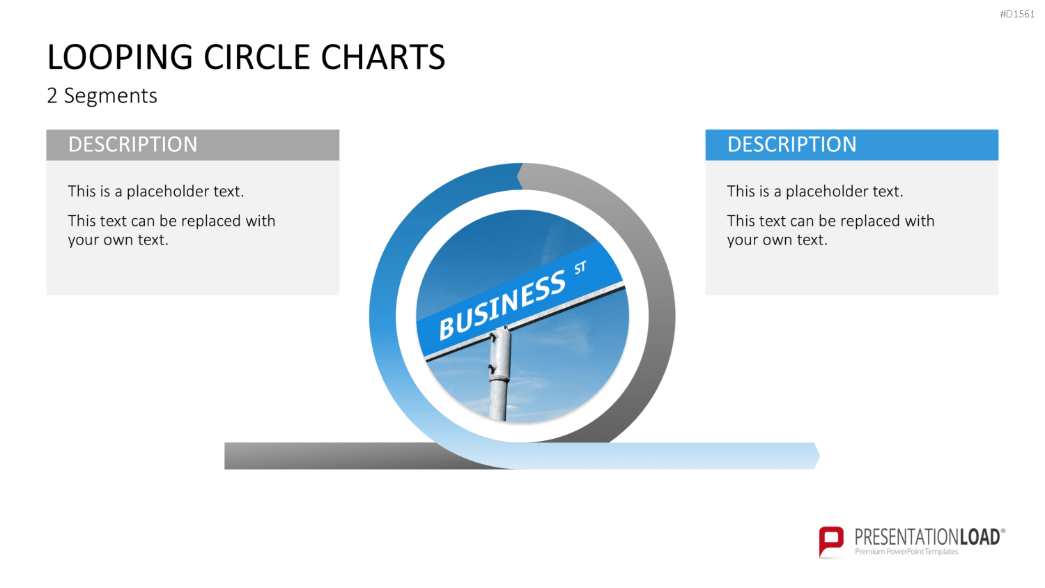 Kreis-Charts - Looping PowerPoint-Vorlage