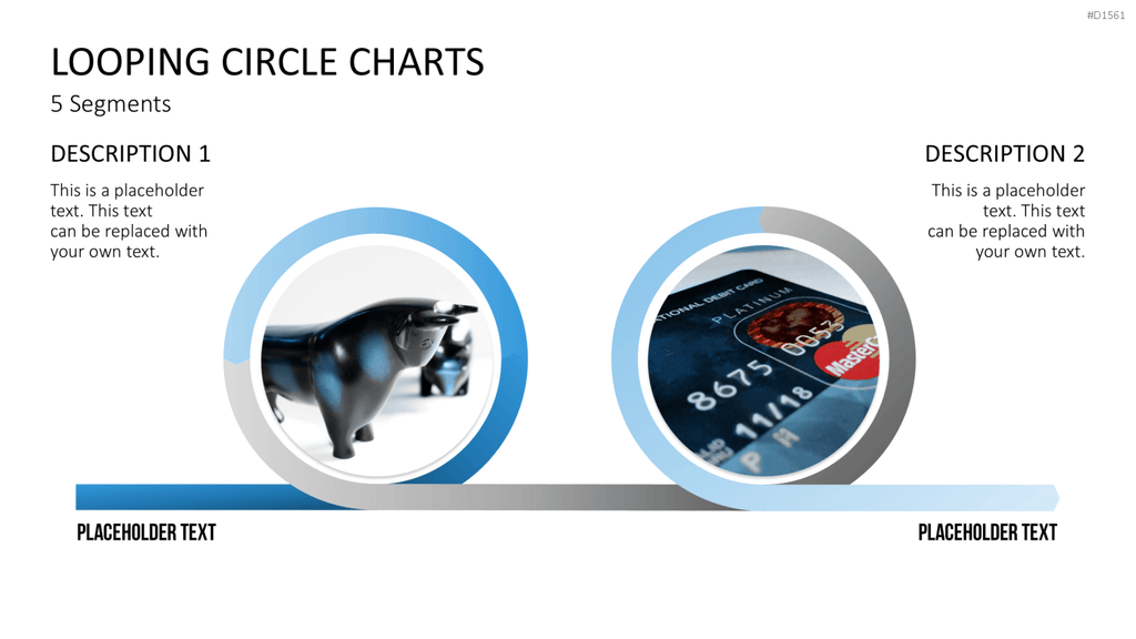 Kreis-Charts - Looping PowerPoint-Vorlage