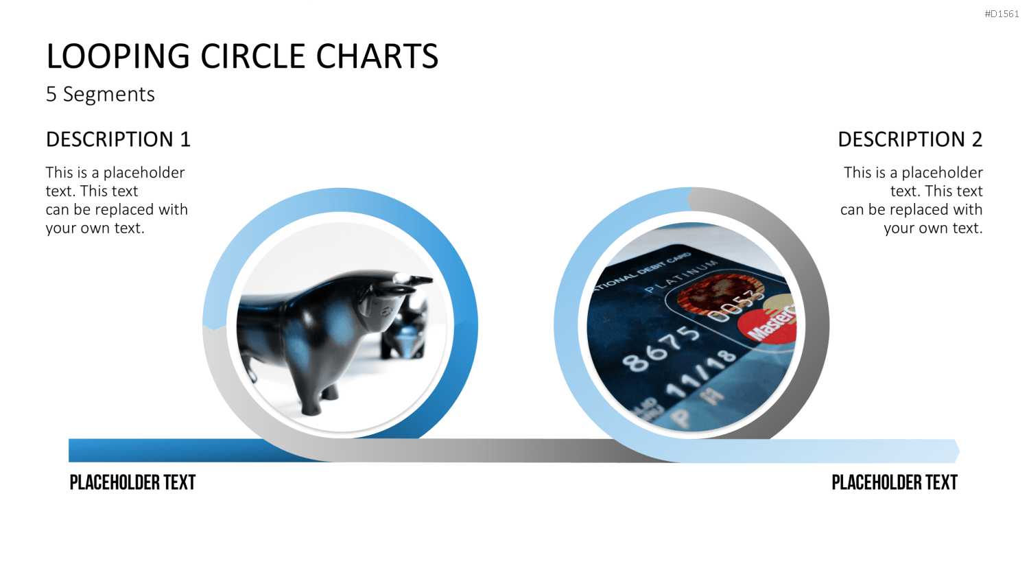 Kreis-Charts - Looping PowerPoint-Vorlage