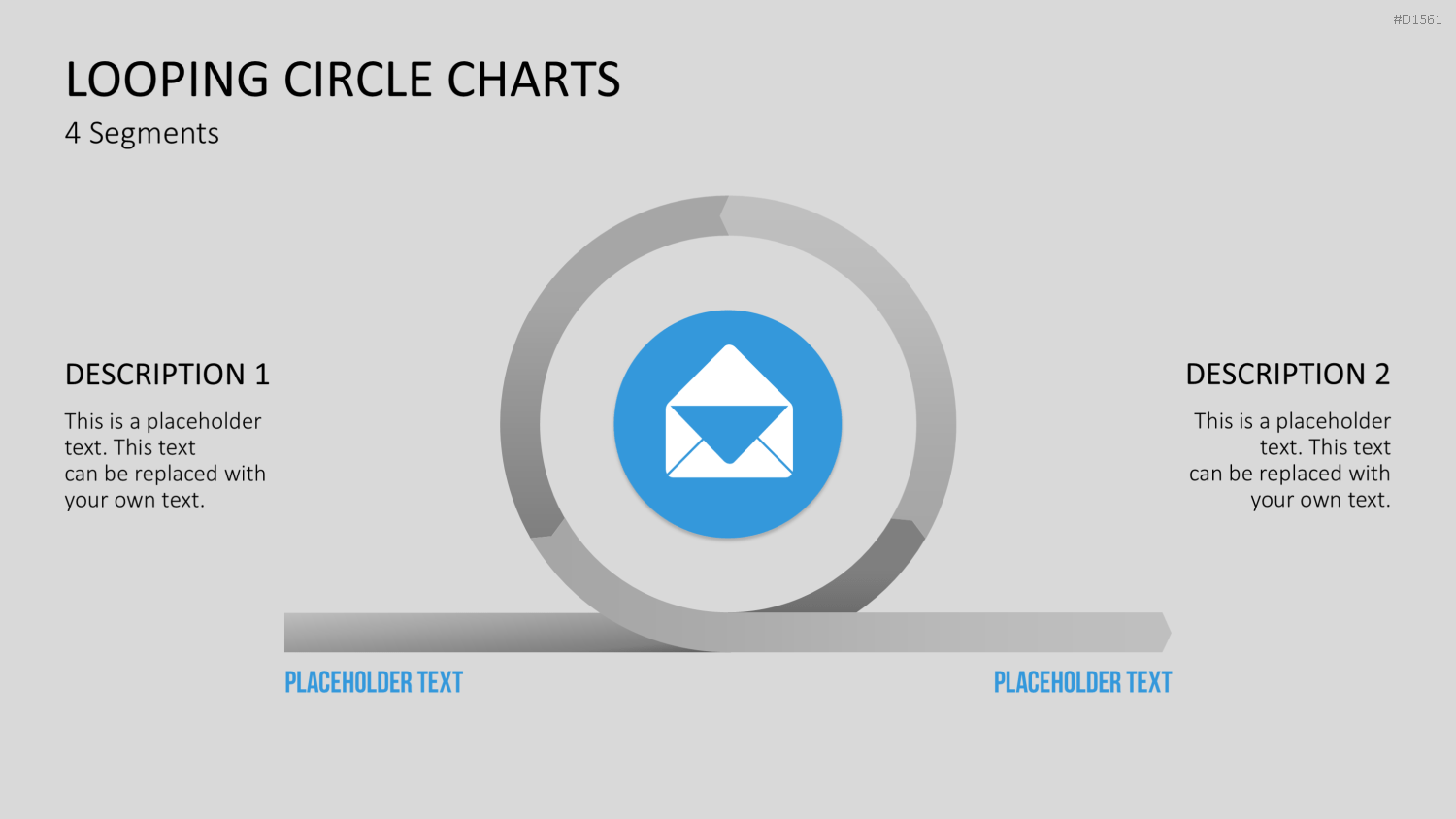 Kreis-Charts - Looping PowerPoint-Vorlage