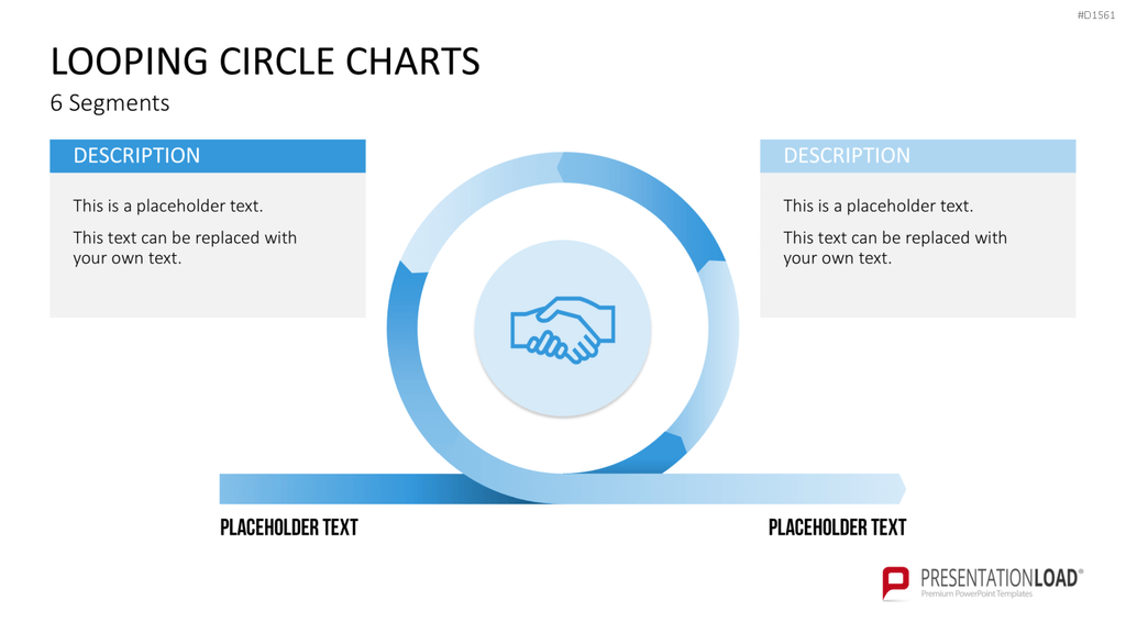 Kreis-Charts - Looping PowerPoint-Vorlage