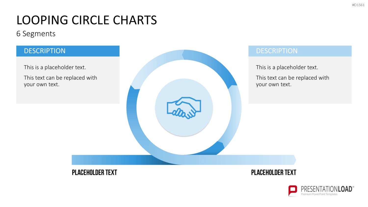 Kreis-Charts - Looping PowerPoint-Vorlage