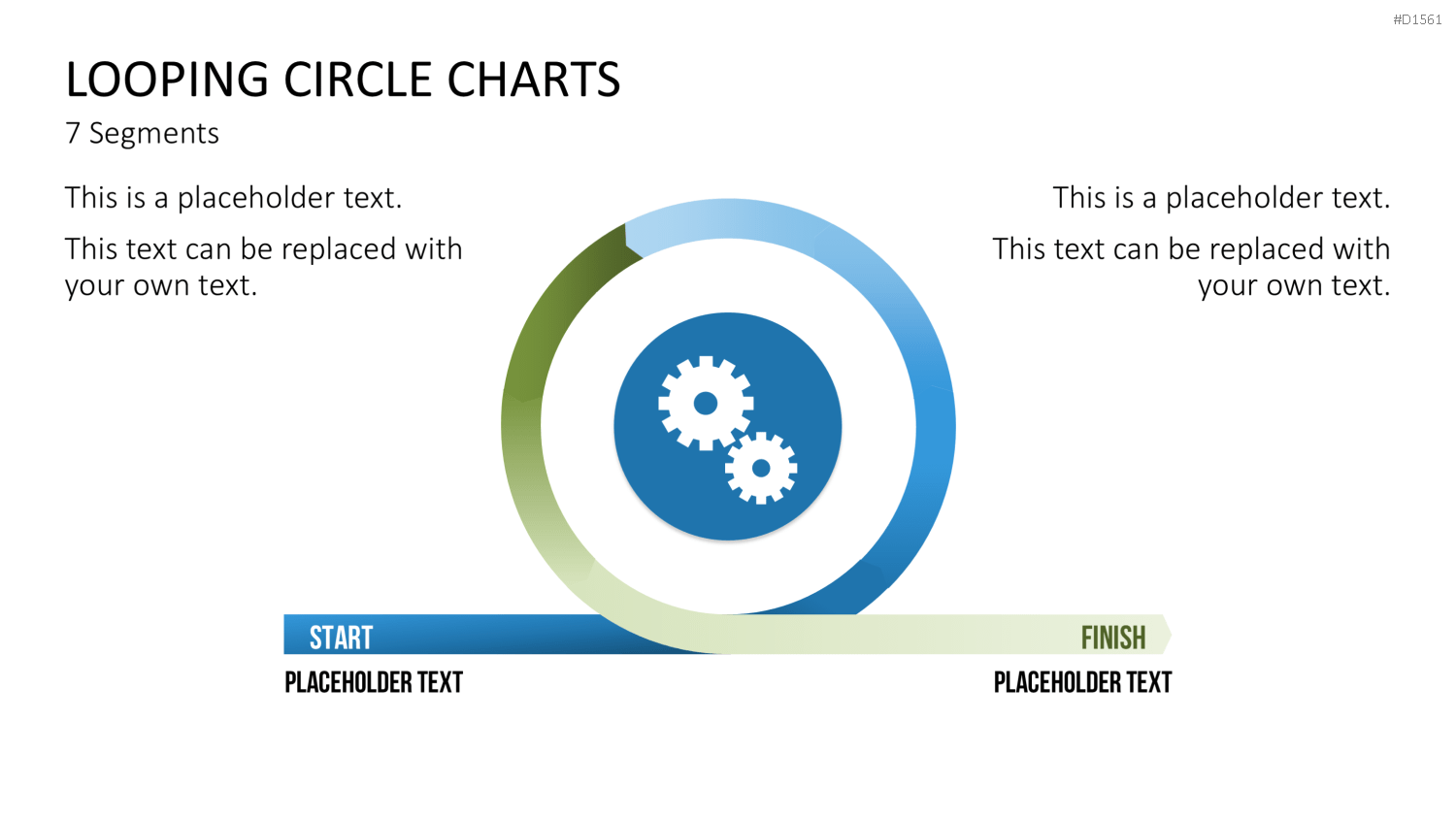 Kreis-Charts - Looping PowerPoint-Vorlage