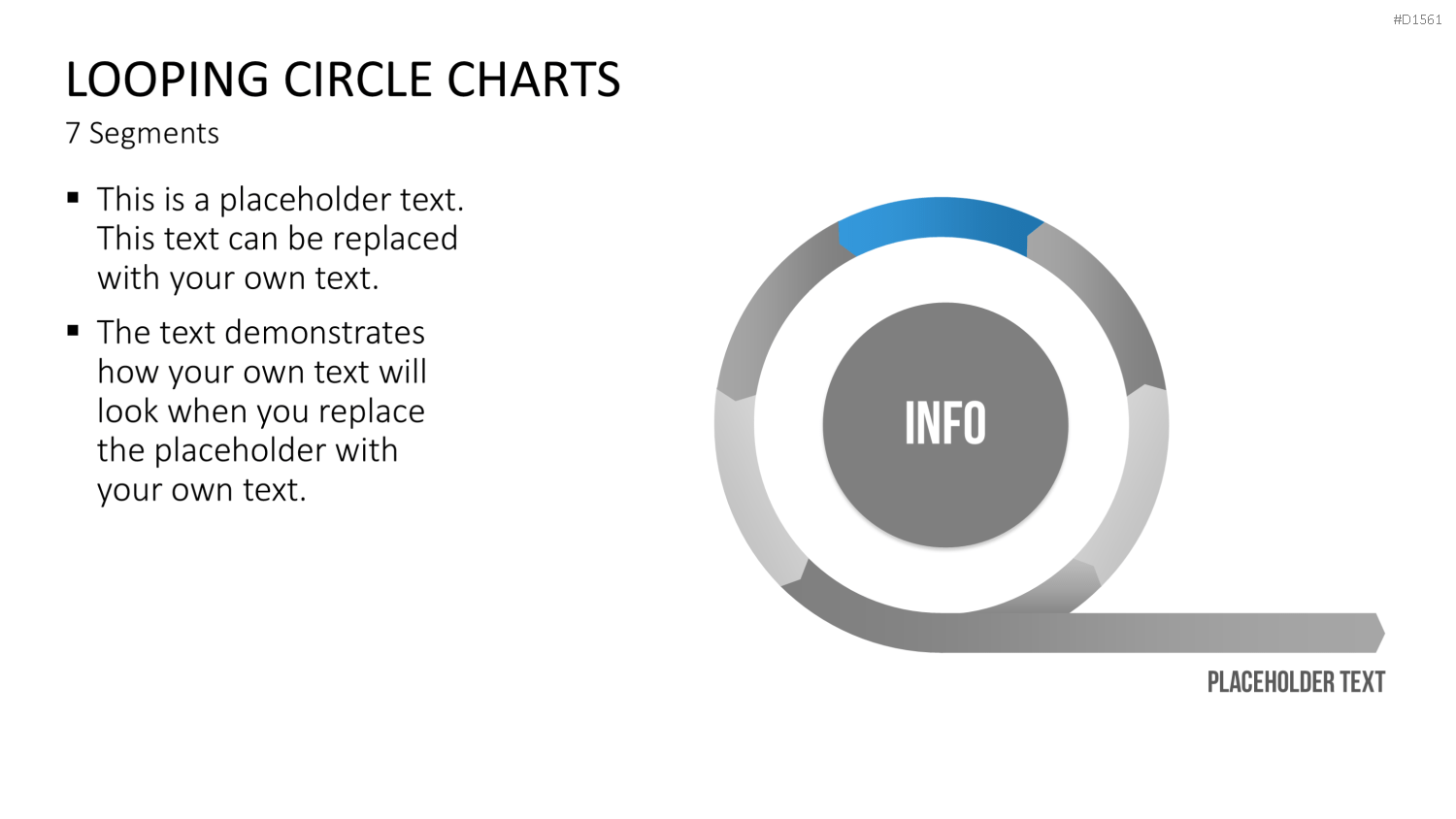 Kreis-Charts - Looping PowerPoint-Vorlage
