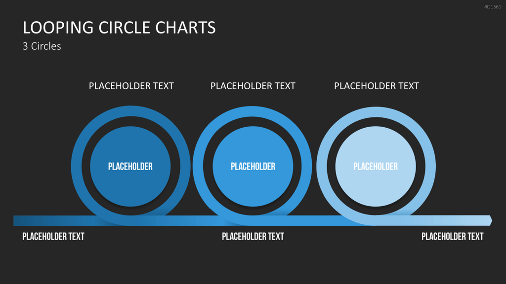 Kreis-Charts - Looping PowerPoint-Vorlage