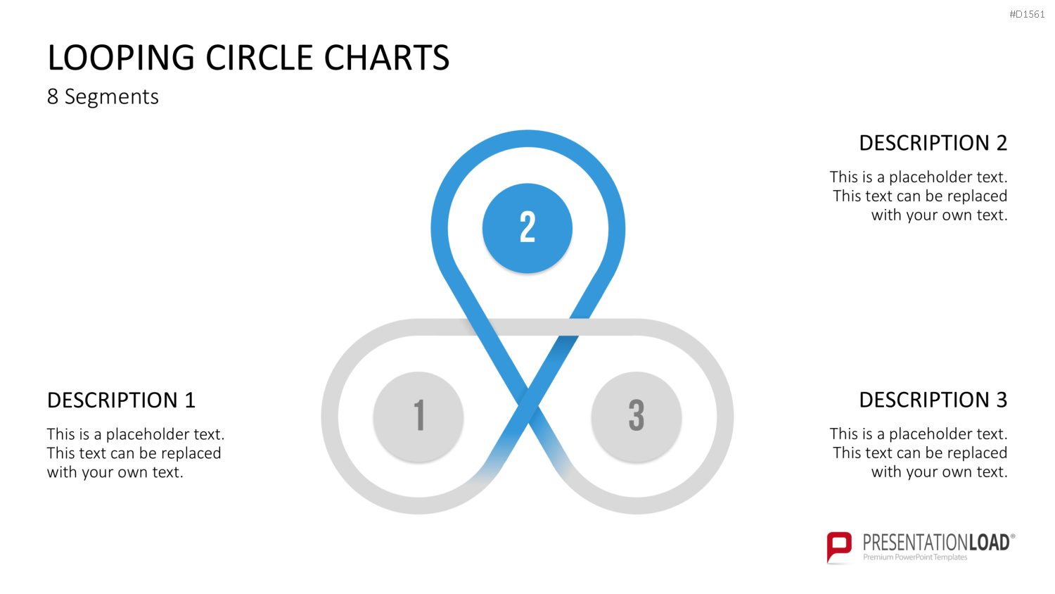Kreis-Charts - Looping PowerPoint-Vorlage