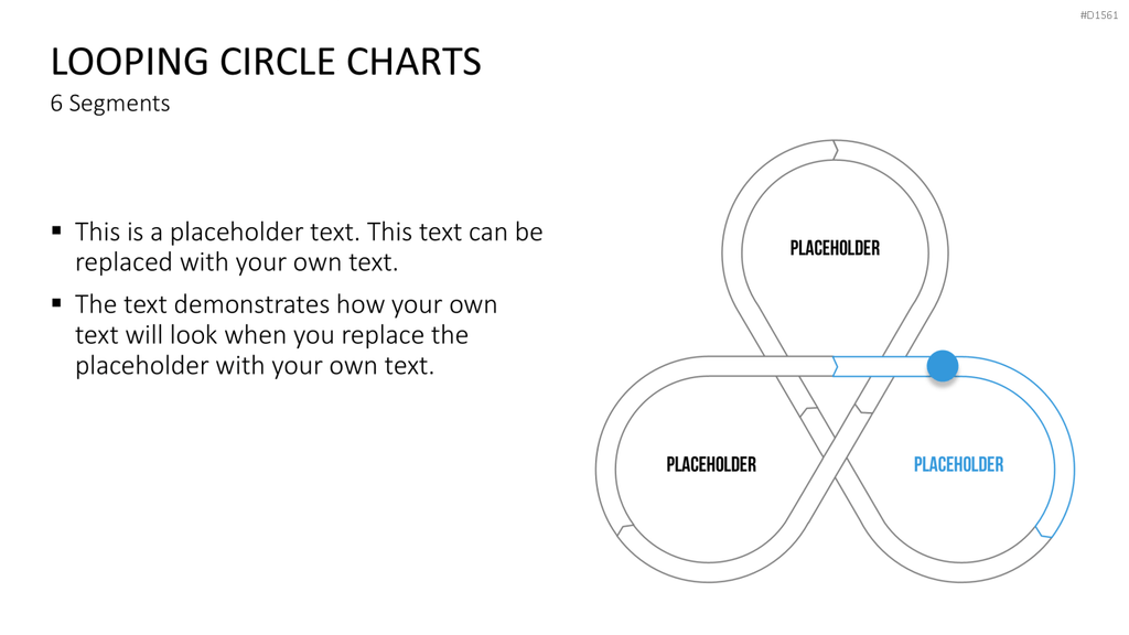Kreis-Charts - Looping PowerPoint-Vorlage