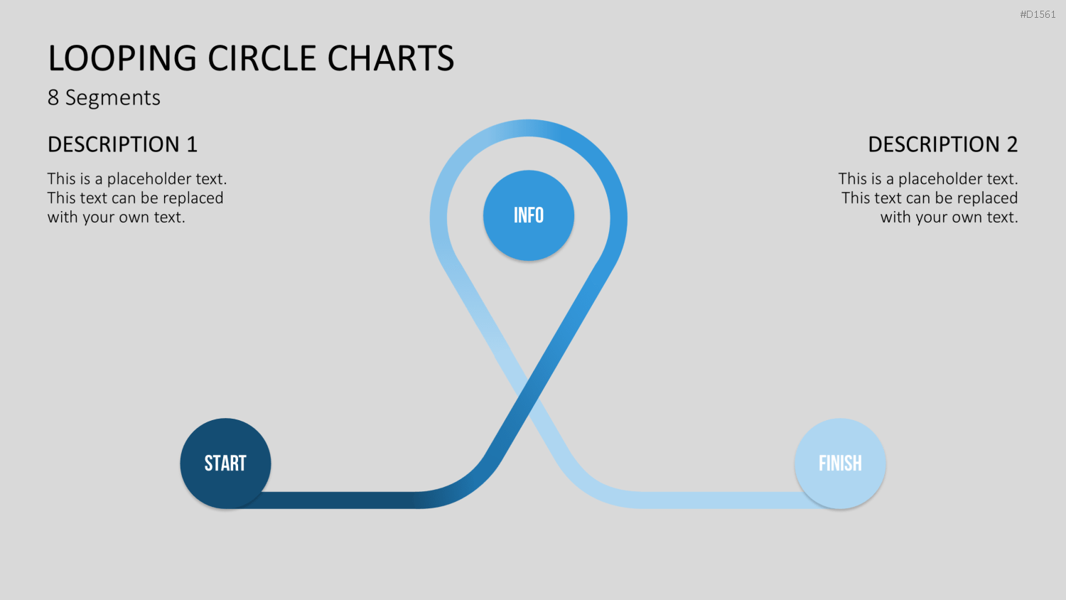 Kreis-Charts - Looping PowerPoint-Vorlage