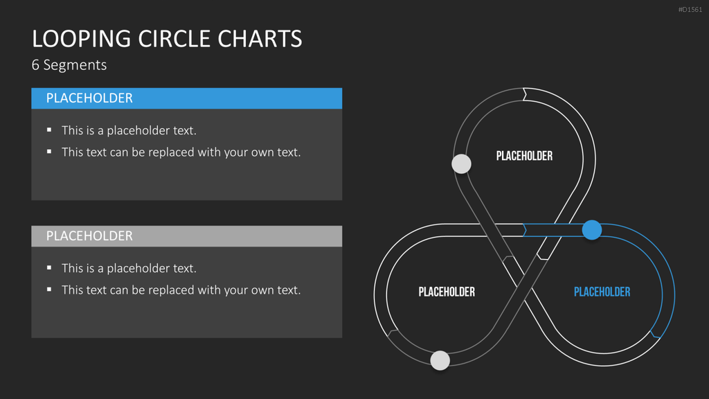 Kreis-Charts - Looping PowerPoint-Vorlage