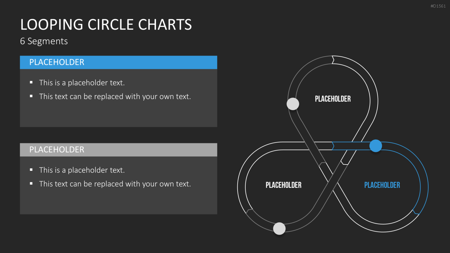 Kreis-Charts - Looping PowerPoint-Vorlage