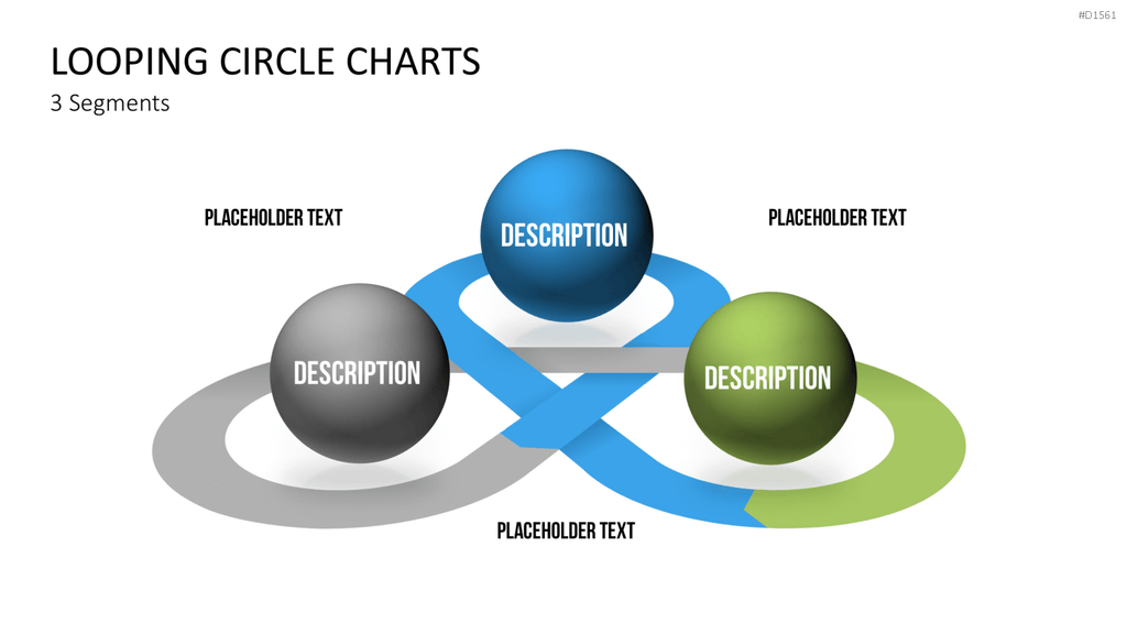 Kreis-Charts - Looping PowerPoint-Vorlage