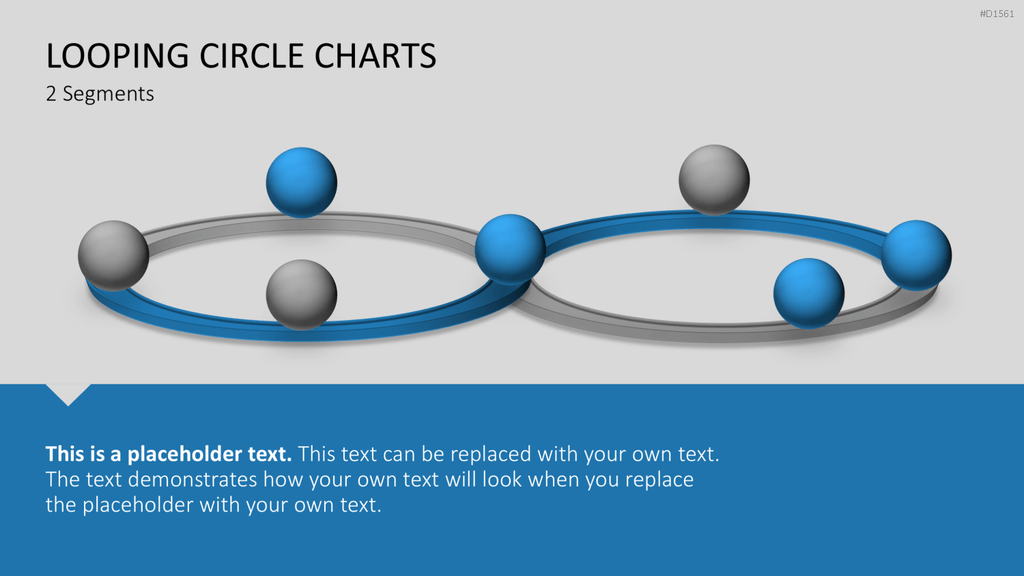 Kreis-Charts - Looping PowerPoint-Vorlage