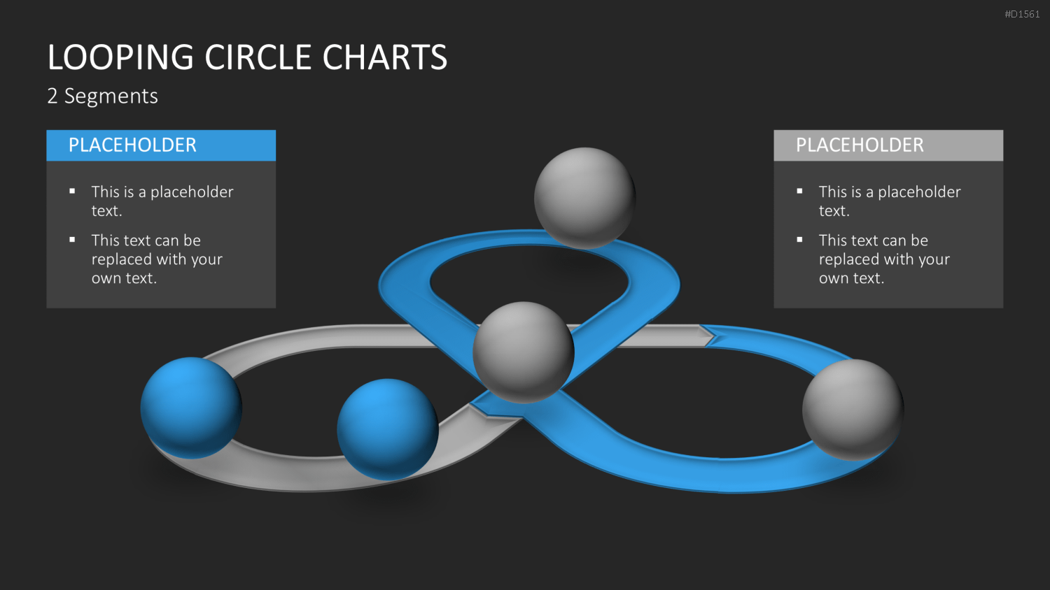 Kreis-Charts - Looping PowerPoint-Vorlage