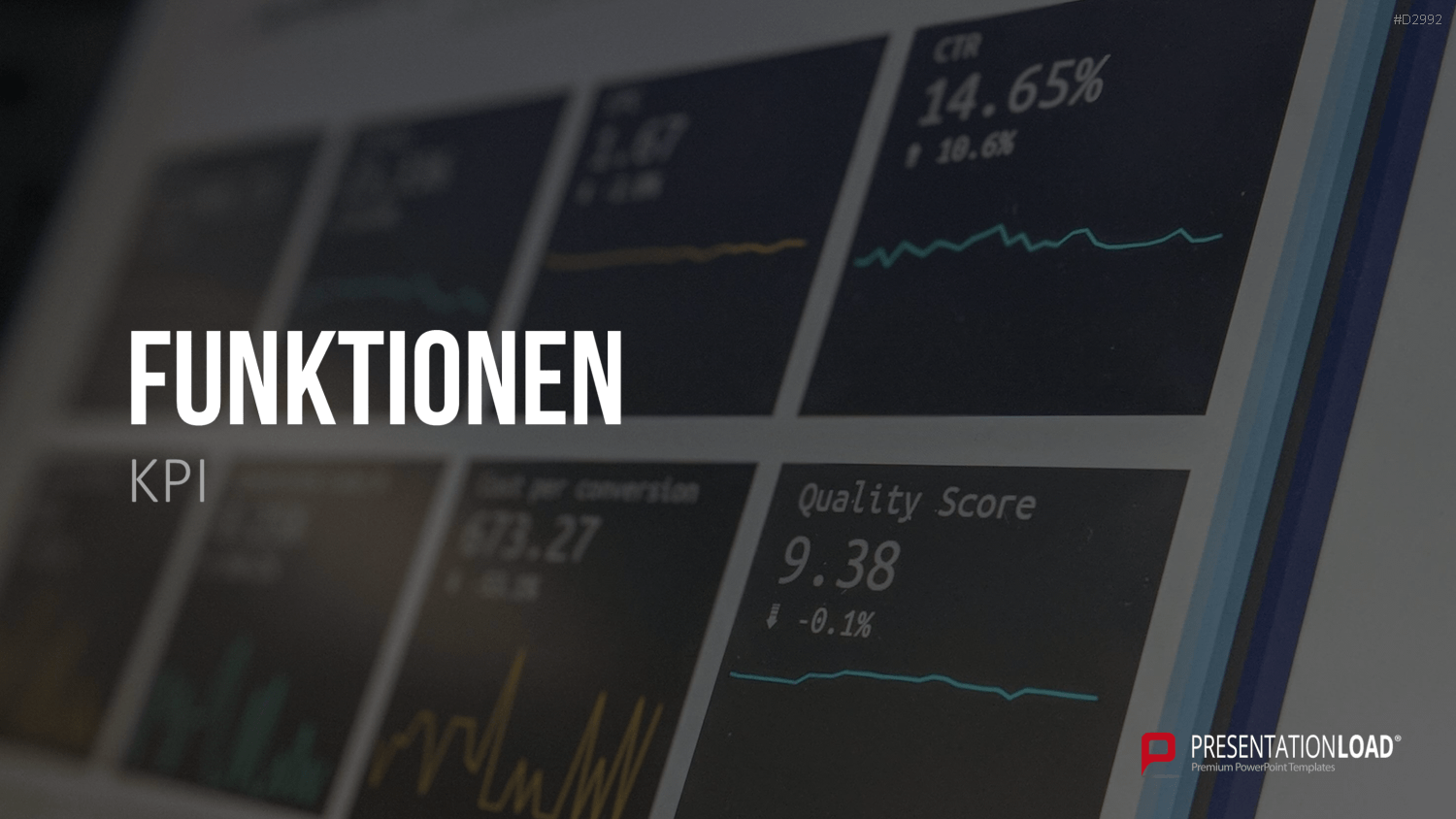 Management KPI Dashboards PowerPoint-Vorlage