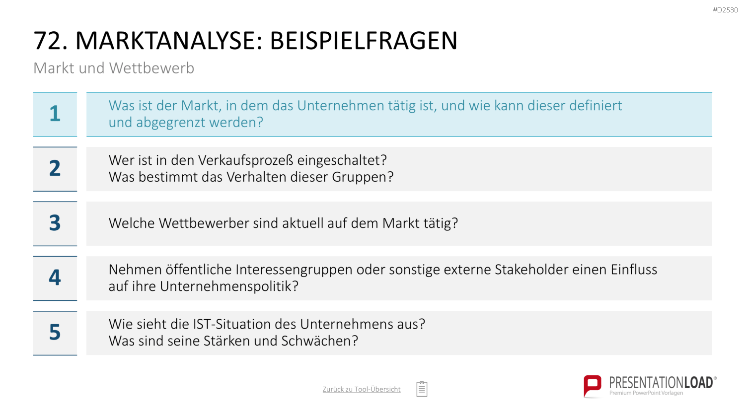 Marketing-Toolbox PowerPoint-Vorlage