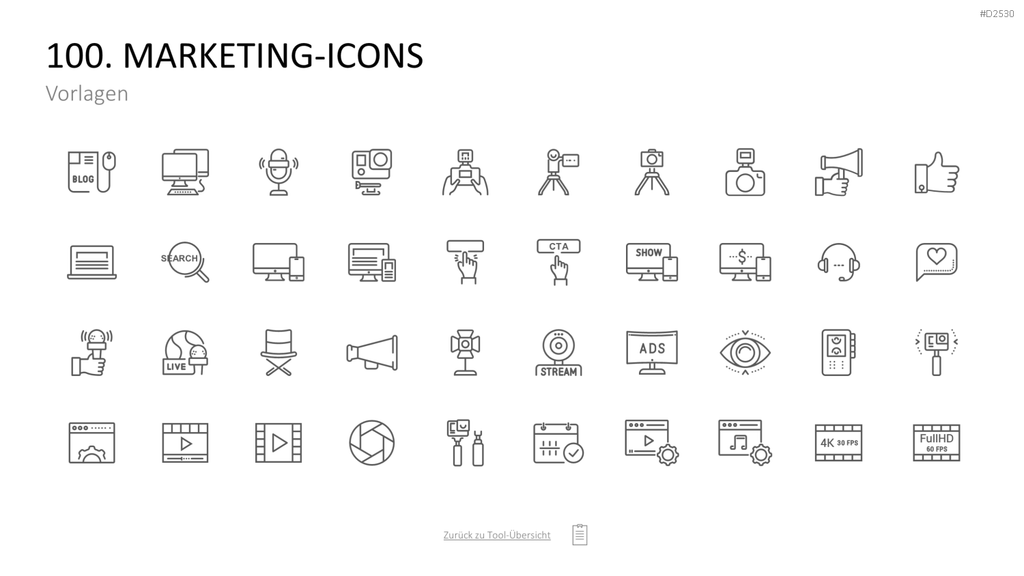 Marketing-Toolbox PowerPoint-Vorlage