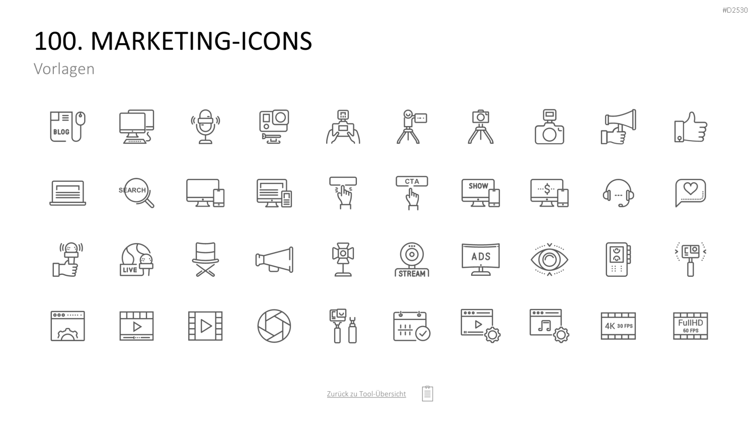 Marketing-Toolbox PowerPoint-Vorlage