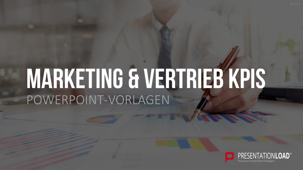 Marketing & Vertrieb KPIs PowerPoint-Vorlage
