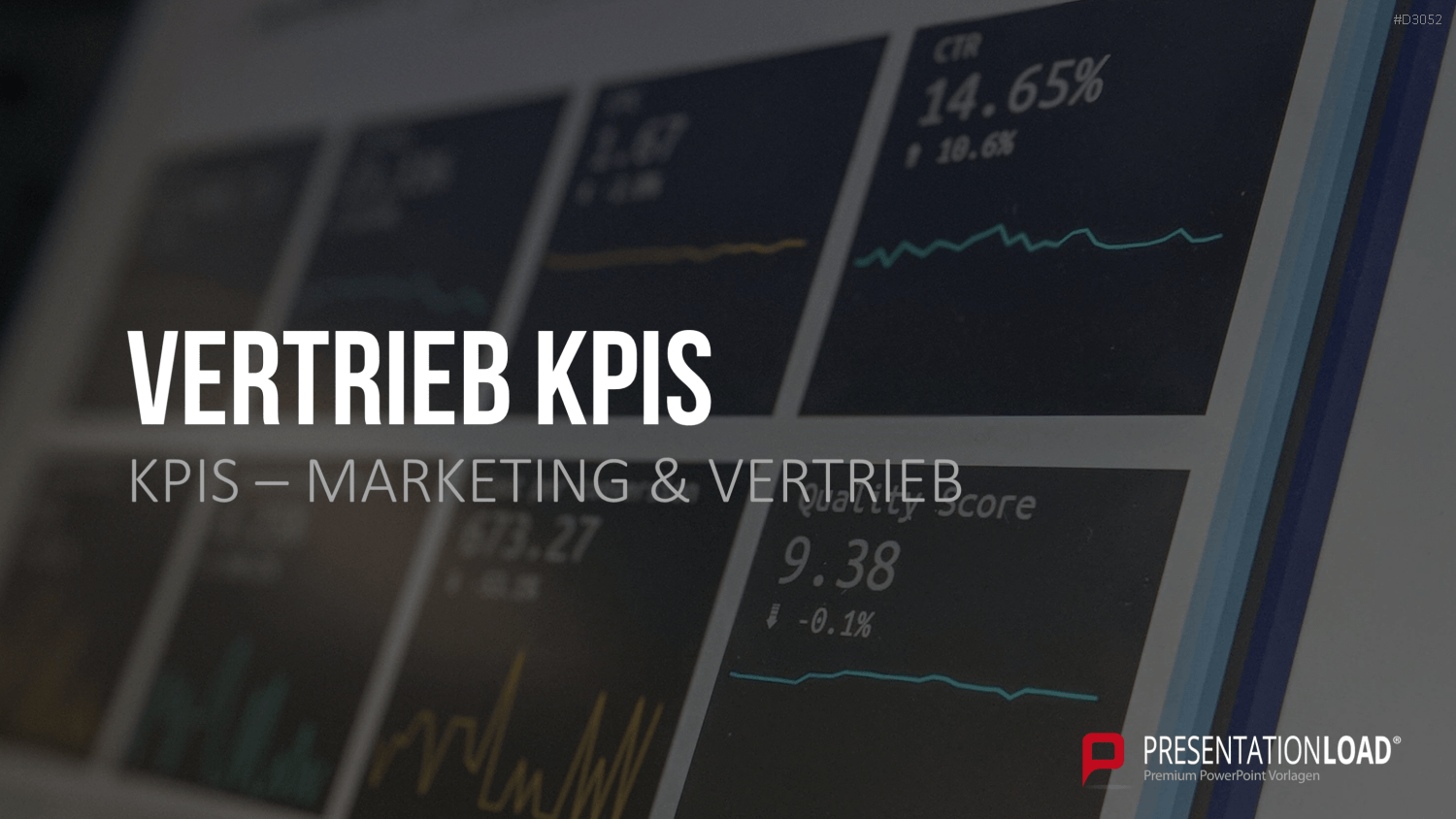 Marketing & Vertrieb KPIs PowerPoint-Vorlage