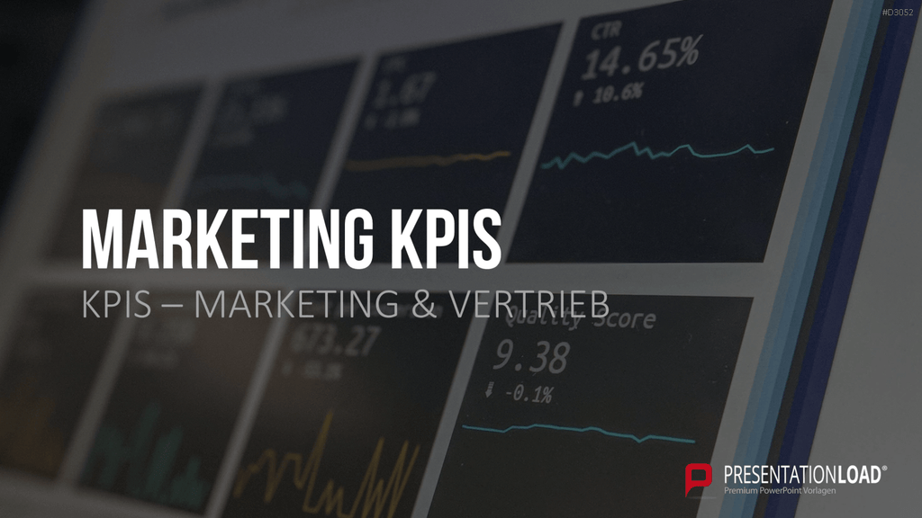 Marketing & Vertrieb KPIs PowerPoint-Vorlage