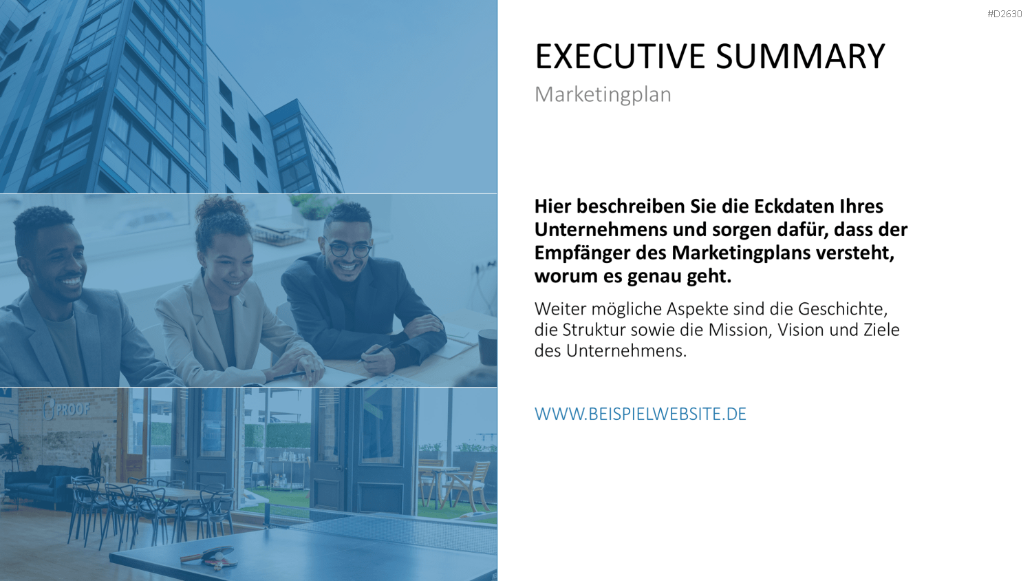 Marketingplan PowerPoint-Vorlage