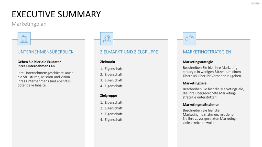 Marketingplan PowerPoint-Vorlage