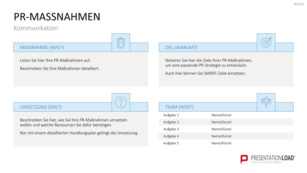 Marketingplan PowerPoint-Vorlage