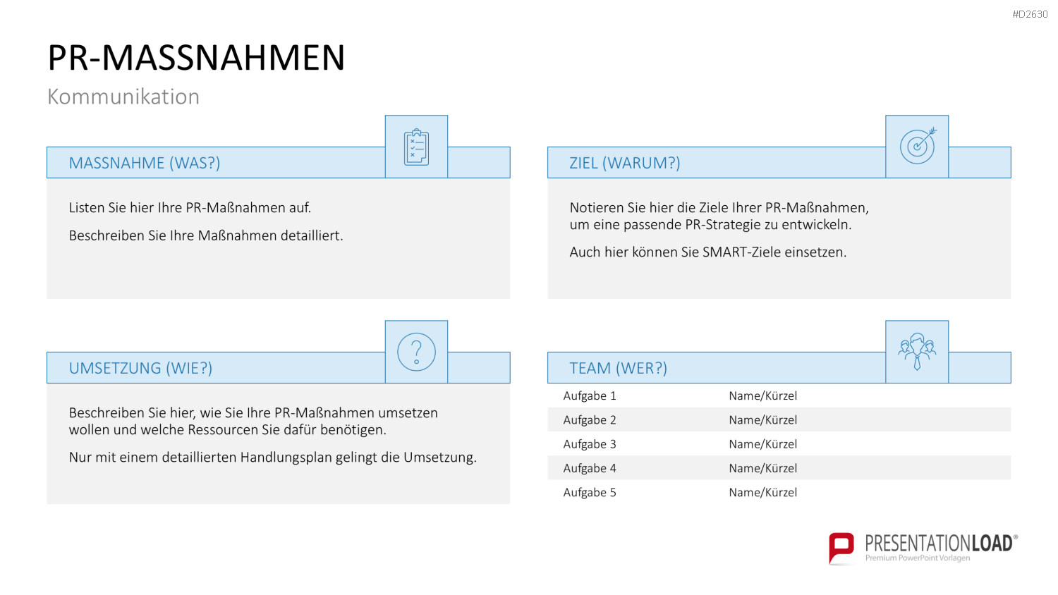 Marketingplan PowerPoint-Vorlage