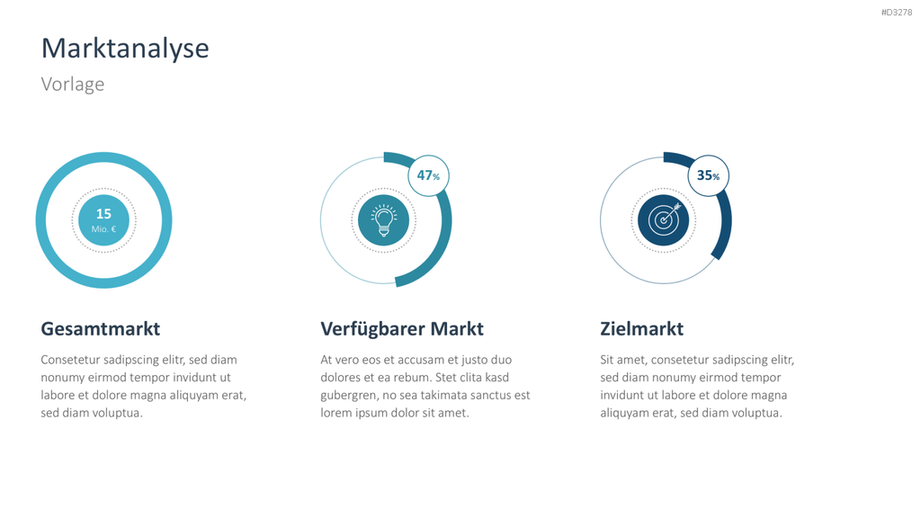 Marktanalyse PowerPoint-Vorlage