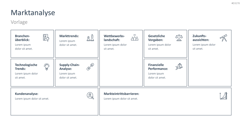 Marktanalyse PowerPoint-Vorlage