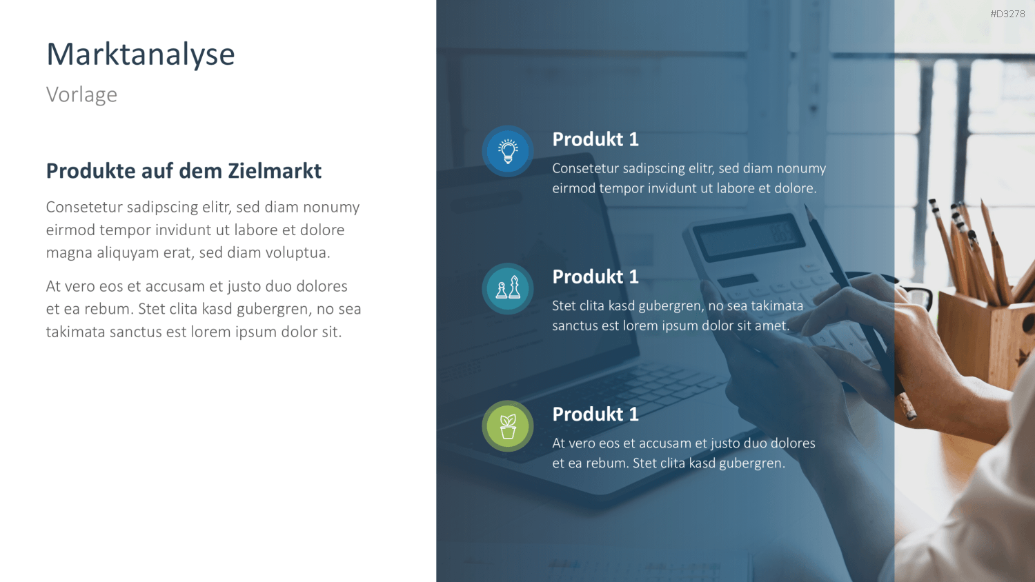 Marktanalyse PowerPoint-Vorlage