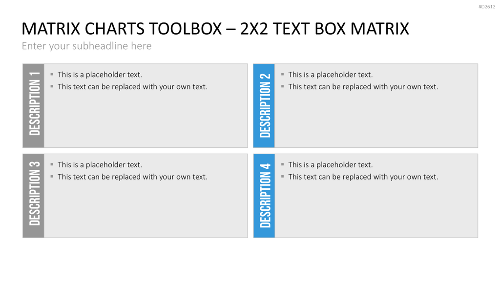 Matrix-Charts-Toolbox PowerPoint-Vorlage