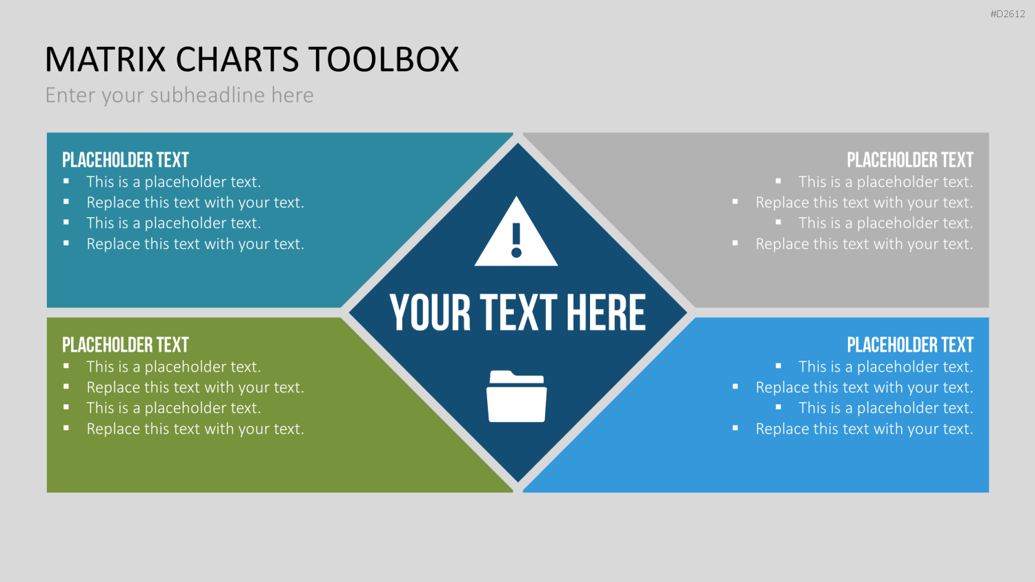 Matrix-Charts-Toolbox PowerPoint-Vorlage