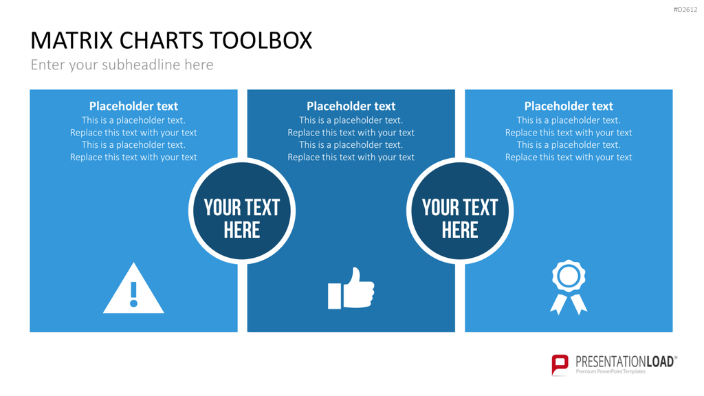 Matrix-Charts-Toolbox PowerPoint-Vorlage