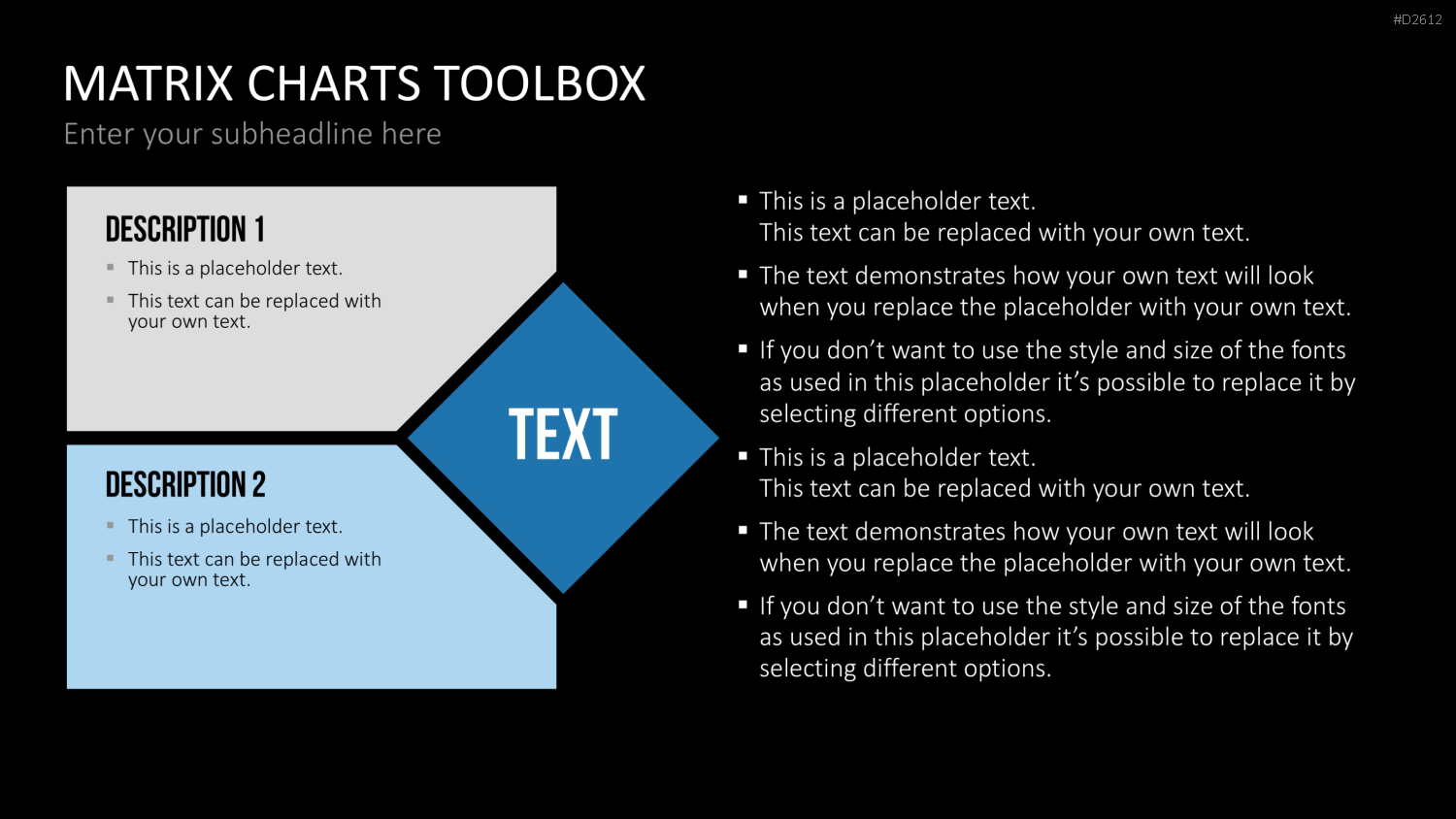 Matrix-Charts-Toolbox PowerPoint-Vorlage