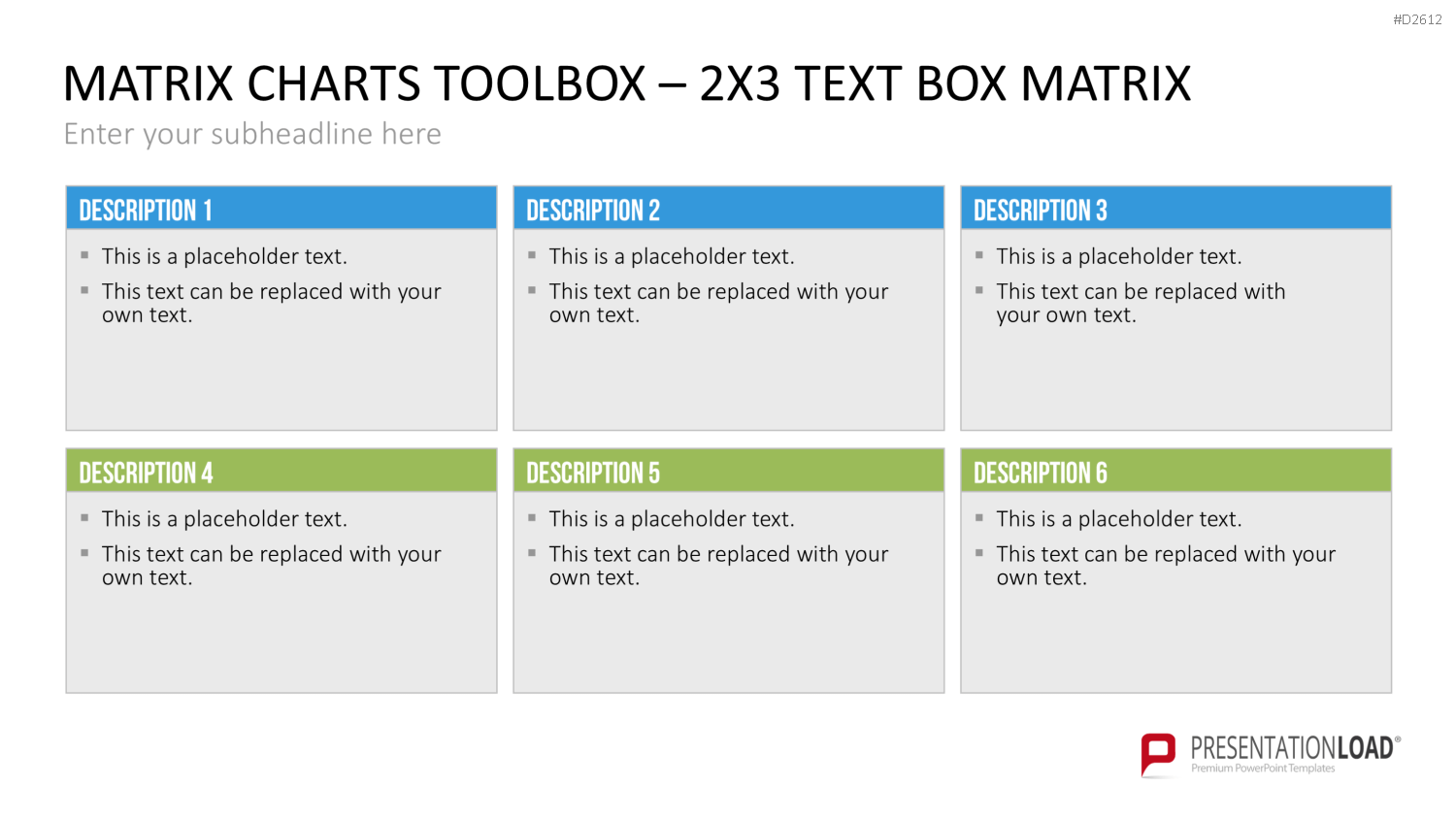 Matrix-Charts-Toolbox PowerPoint-Vorlage