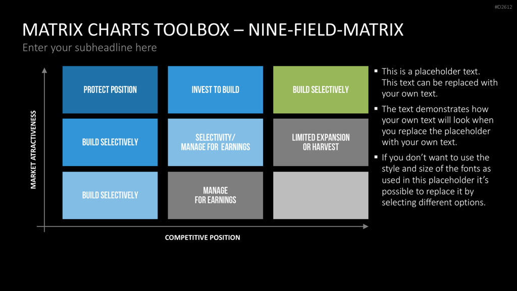 Matrix-Charts-Toolbox PowerPoint-Vorlage