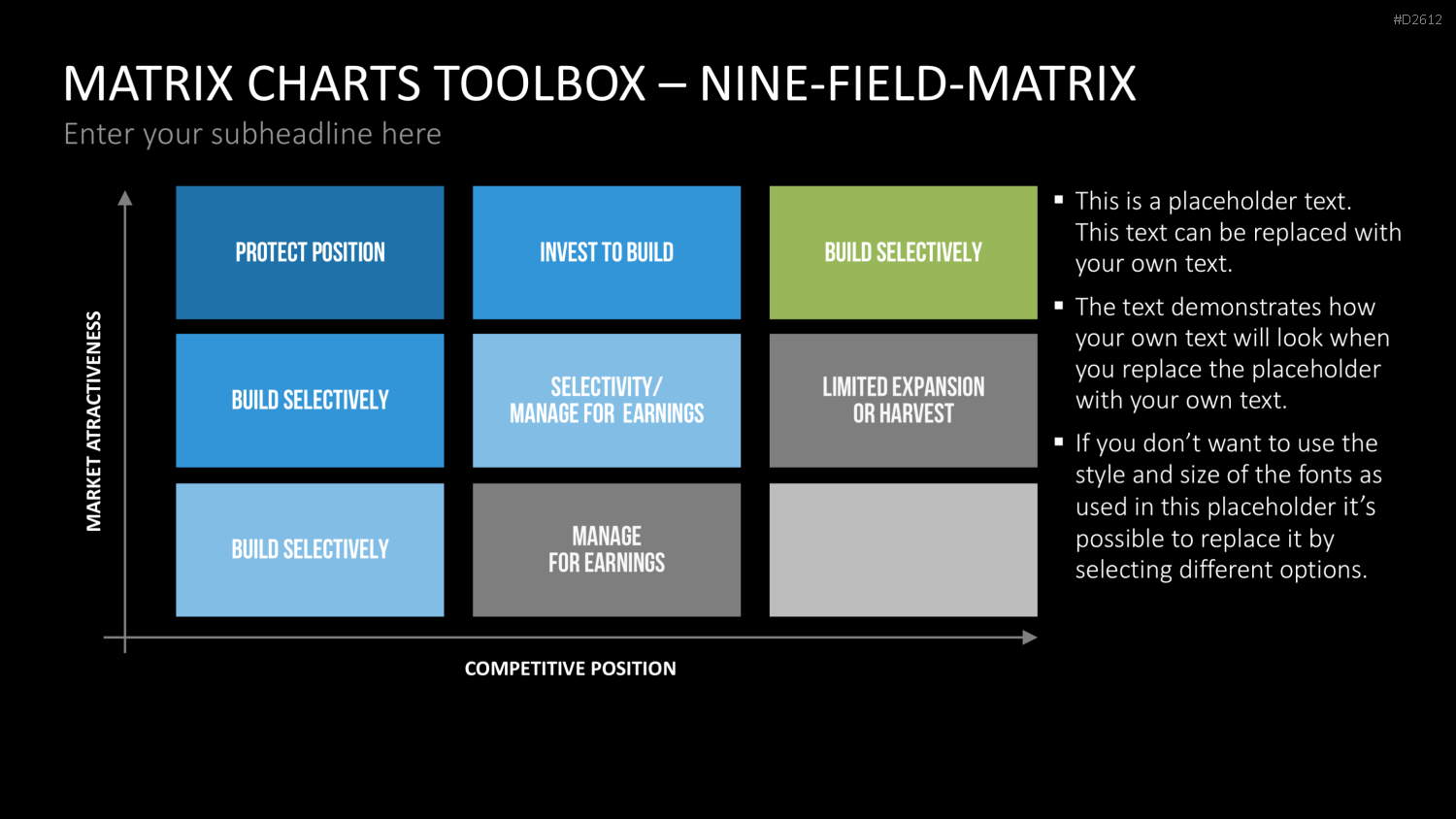 Matrix-Charts-Toolbox PowerPoint-Vorlage