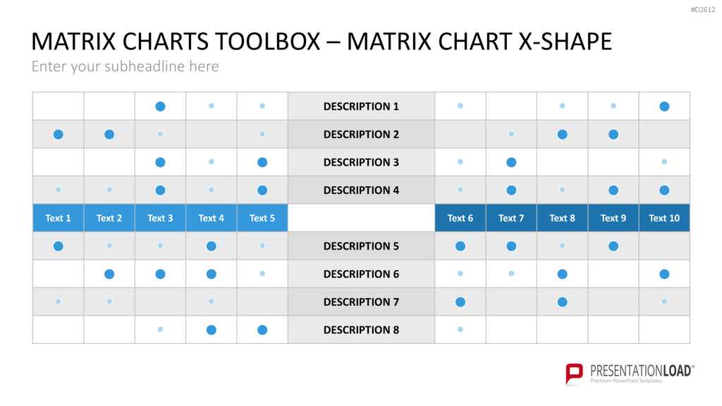 Matrix-Charts-Toolbox PowerPoint-Vorlage