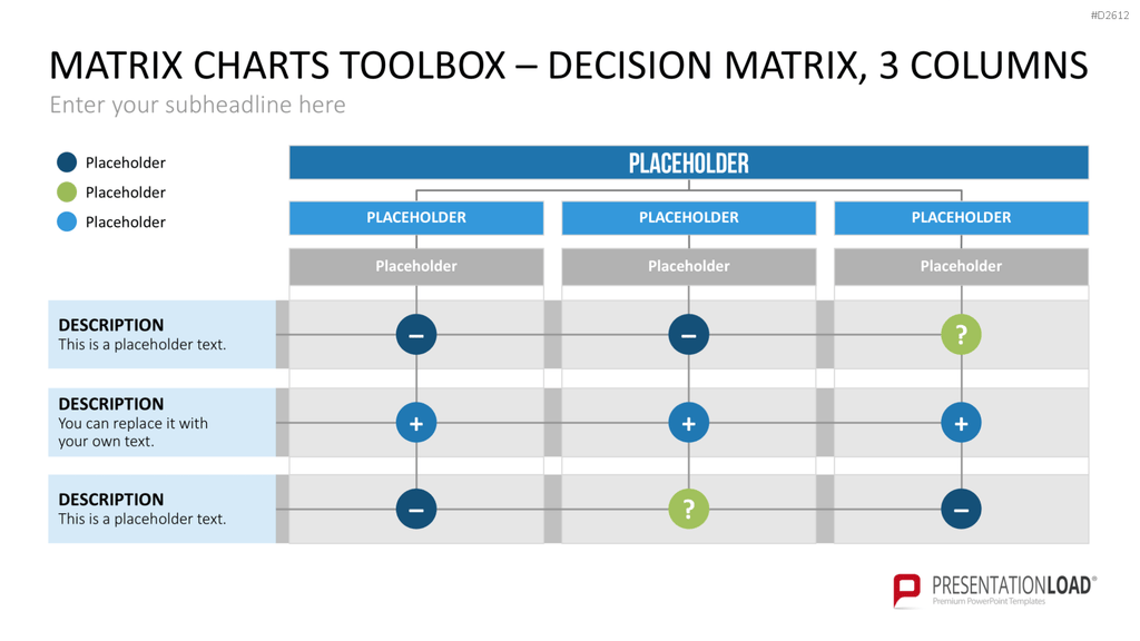 Matrix-Charts-Toolbox PowerPoint-Vorlage