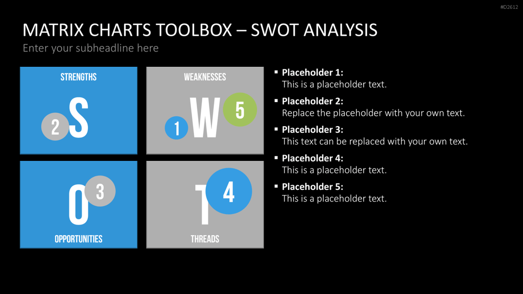 Matrix-Charts-Toolbox PowerPoint-Vorlage