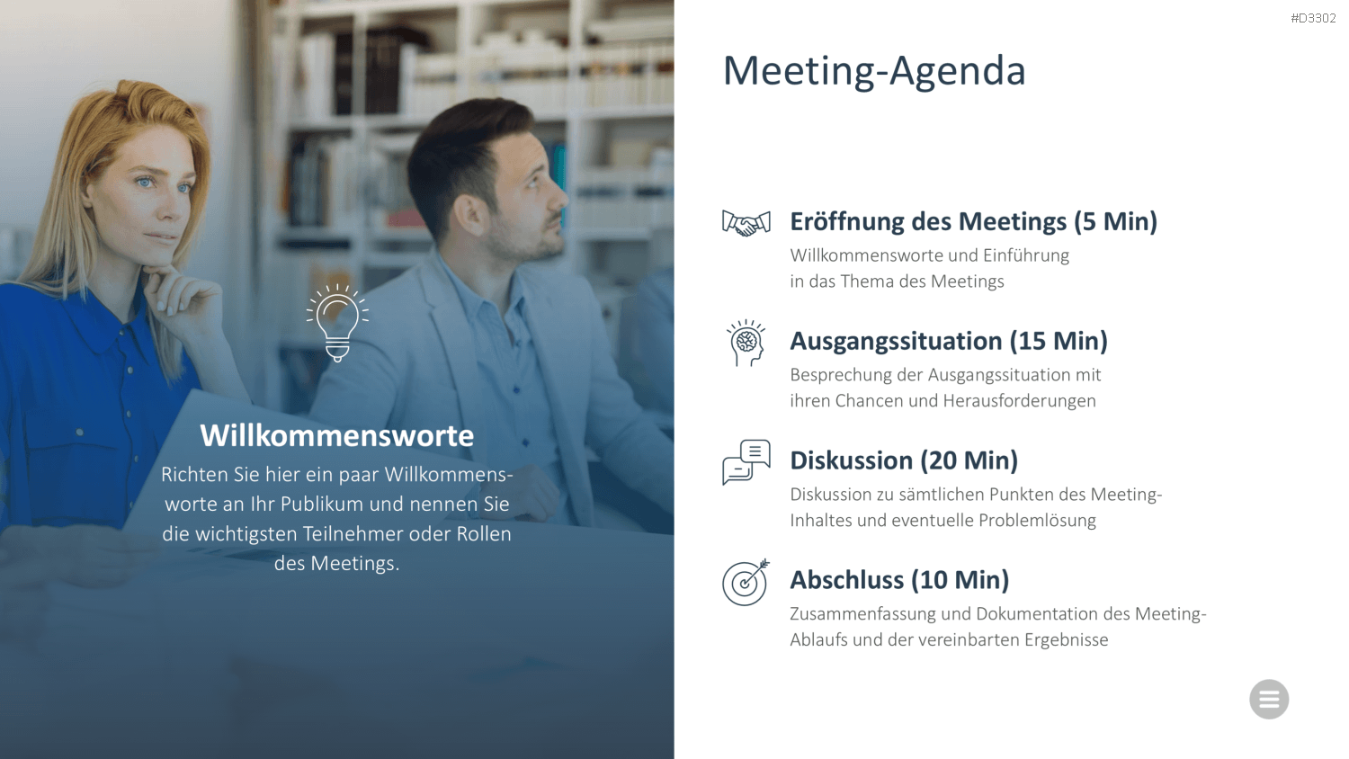 Meeting Toolbox PowerPoint-Vorlage
