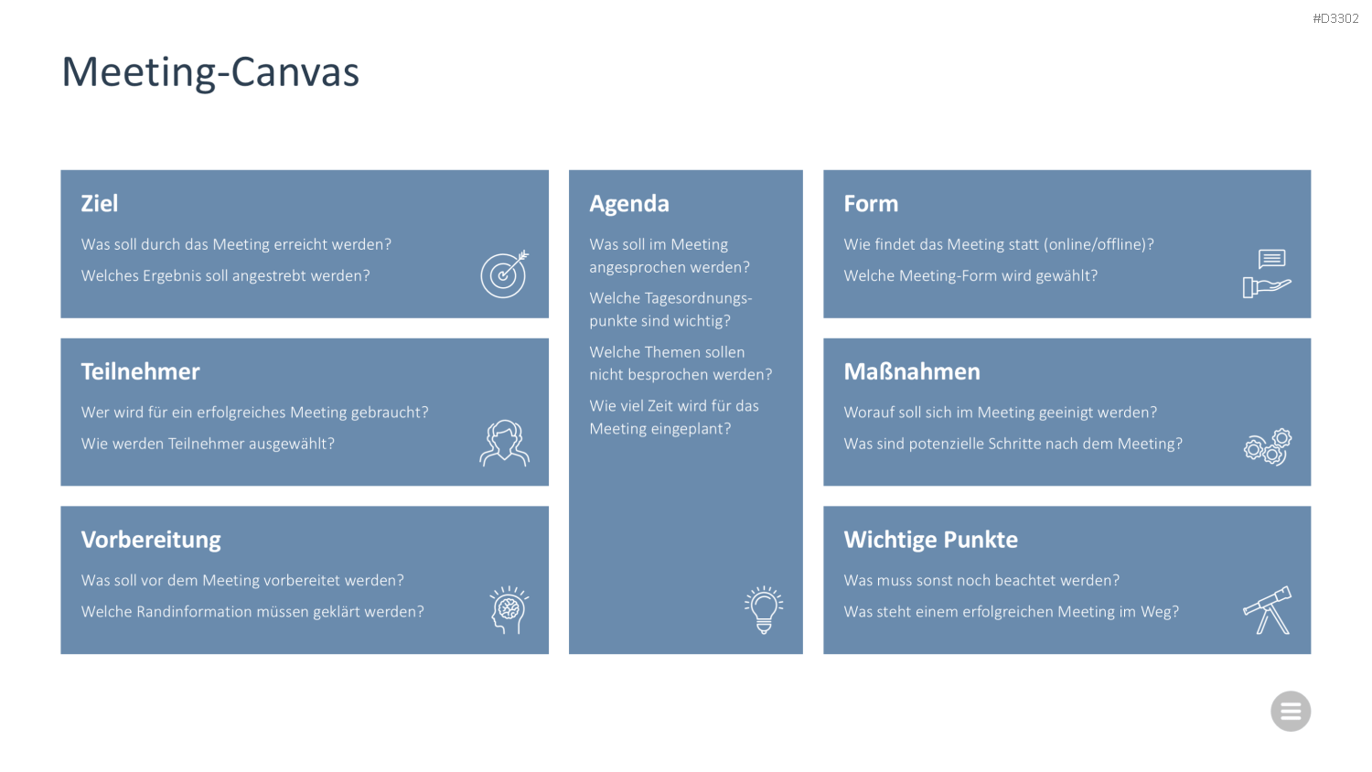 Meeting Toolbox PowerPoint-Vorlage
