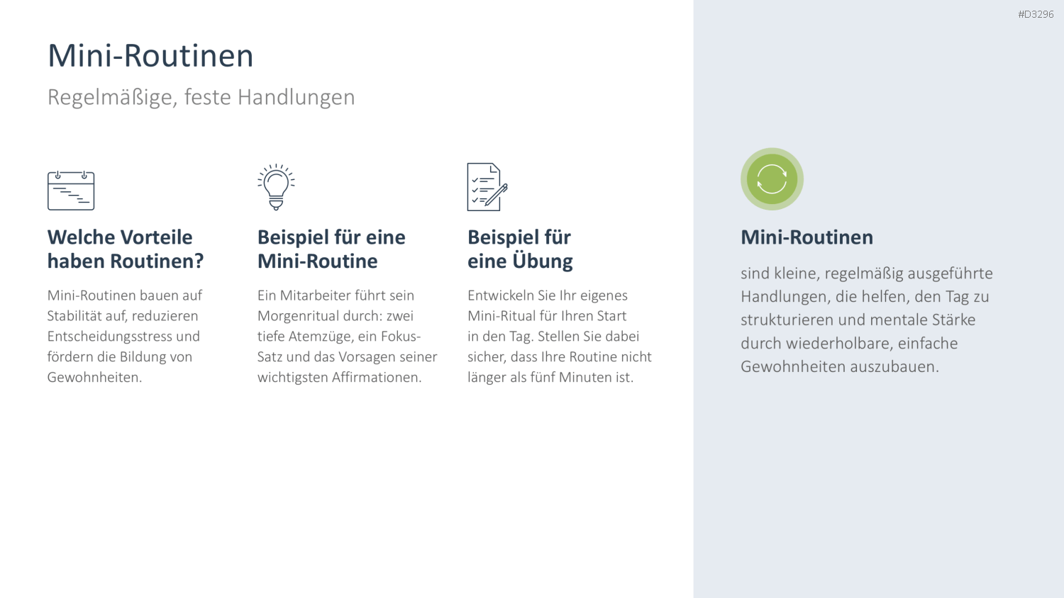 Mental Training PowerPoint-Vorlage